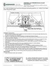 2700CBA/2750CBA Installation Instructions