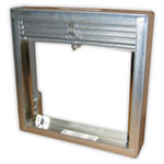 2502 - Thin-line Frame 1 ½ Hour Curtain-Type Fire Damper (spring actuated)